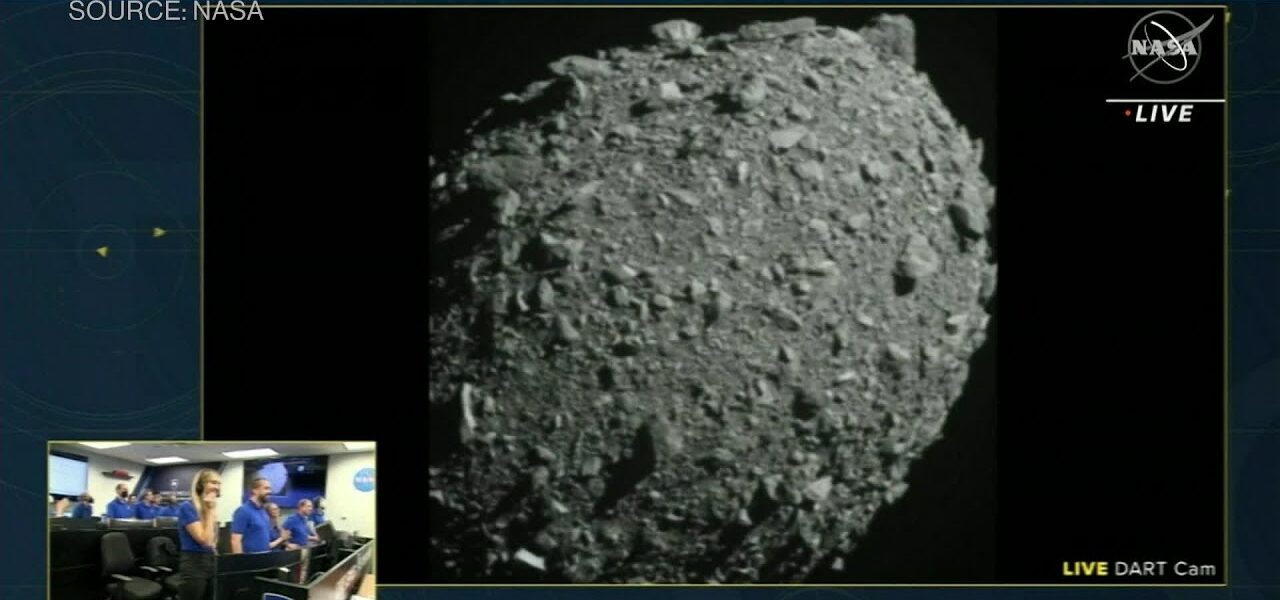 This Is the Moment NASA Crashed a Spacecraft Into an Asteroid