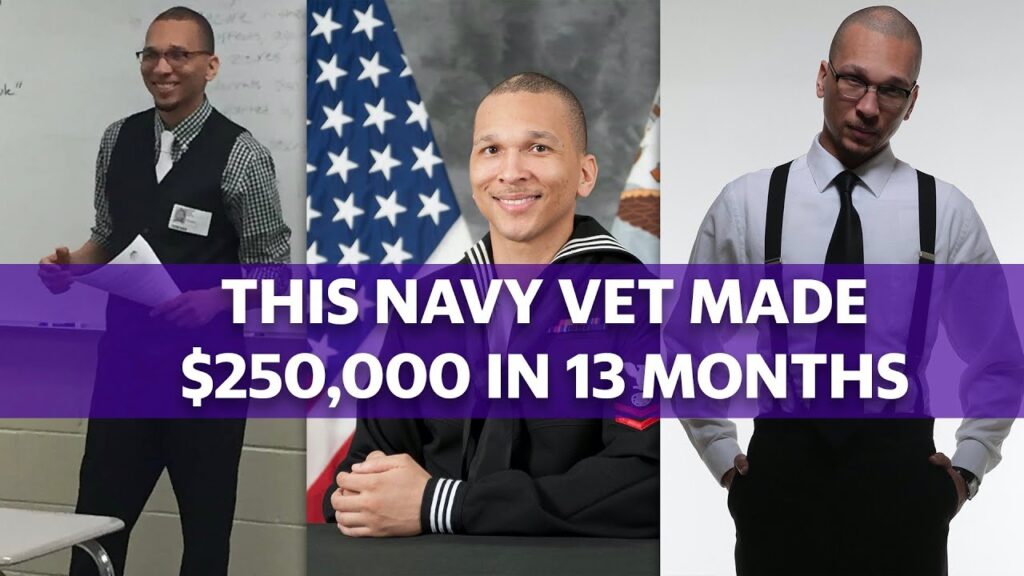 This navy vet made 0,000 in 13 months