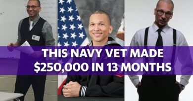 This navy vet made 0,000 in 13 months