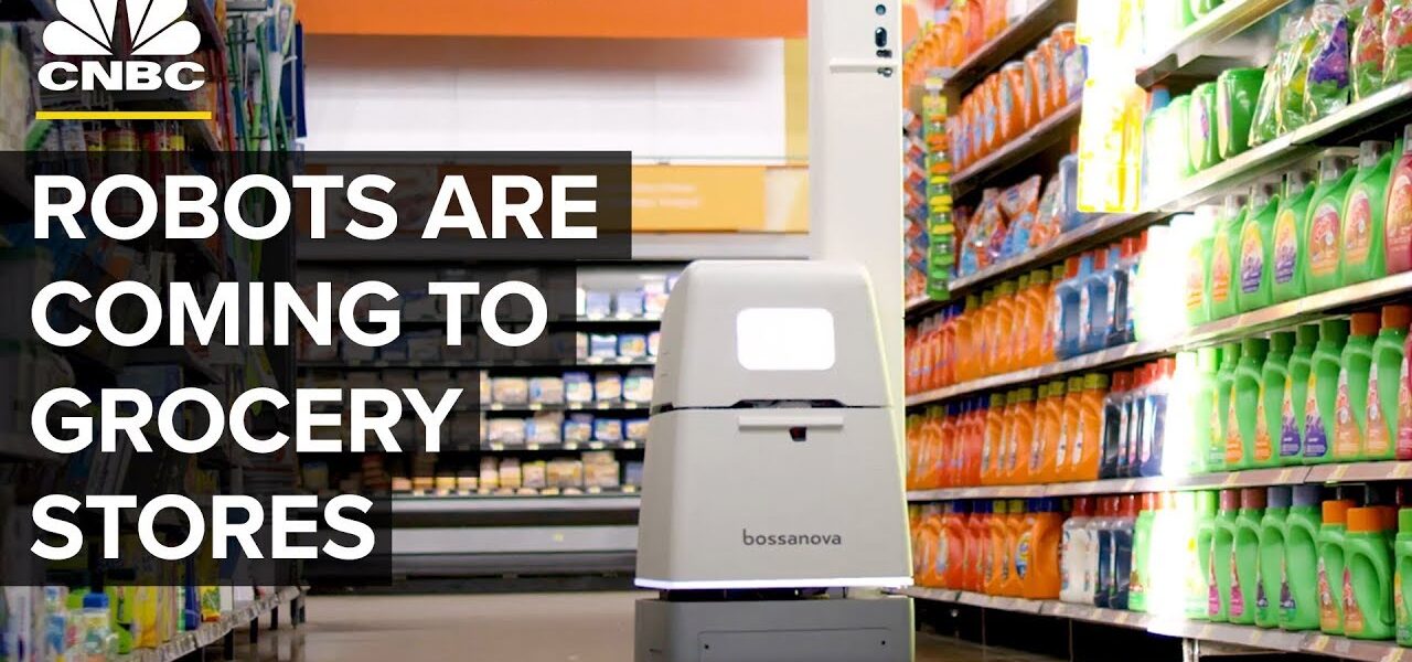 This Robot Stocks Grocery Store Shelves