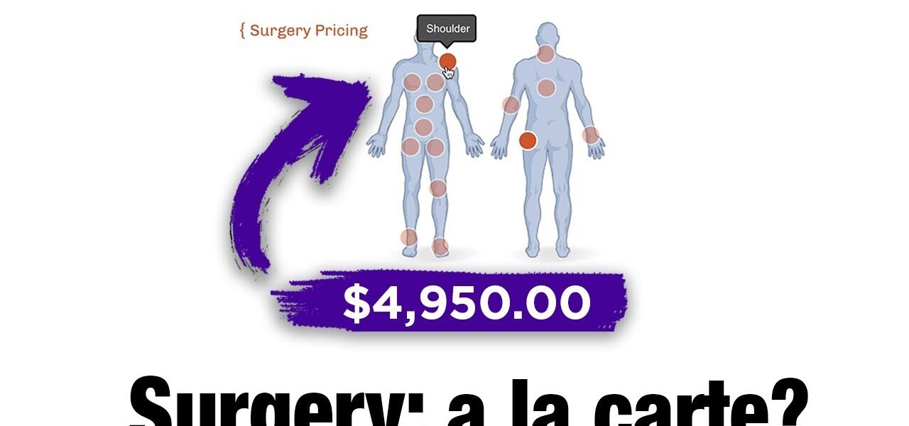 This surgery center publishes all of its prices for operations online