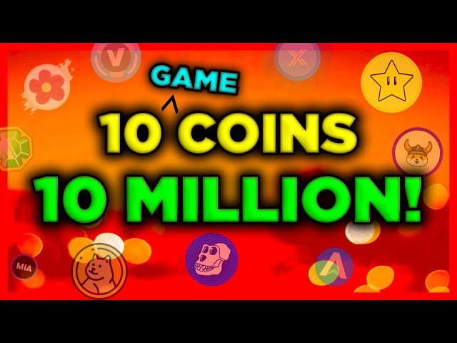 Top 10 GAMING COINS (100x Crypto GEMS) set to EXPLODE! 🚀