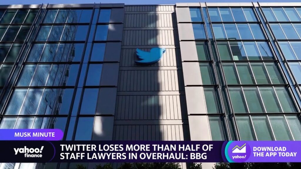 Twitter loses more than half of its attorneys