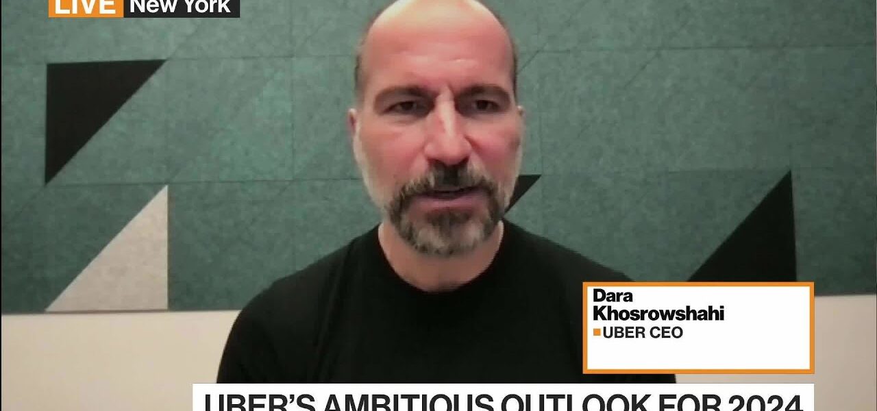 Uber CEO Khosrowshahi on Fares, Cryptos, Food Delivery