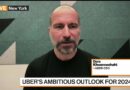 Uber CEO Khosrowshahi on Fares, Cryptos, Food Delivery