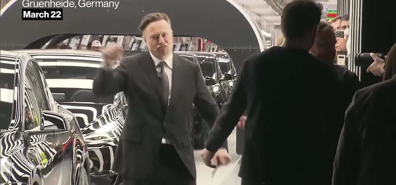 Watch: Elon Musk Dances Again at Tesla Factory Opening