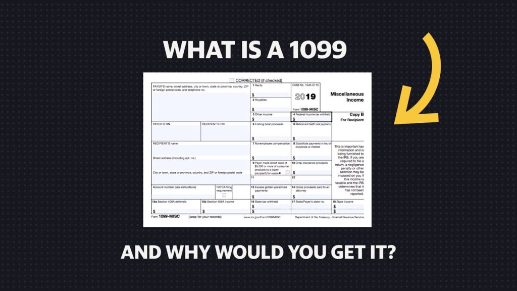 What is a 1099 and why would you get one?