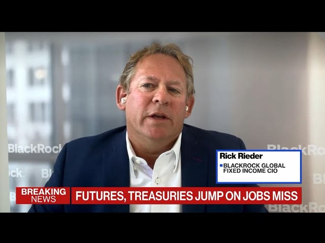 BlackRock’s Rieder: A Lot of Error Factor in Jobs Report