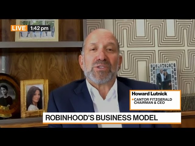 Cantor Fitzgerald CEO Lutnick on Robinhood, Tesla, Bitcoin