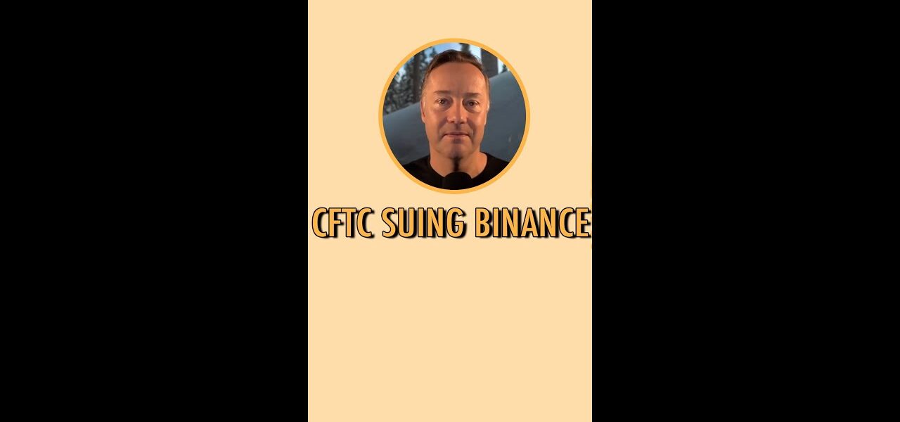 CFTC suing Binance