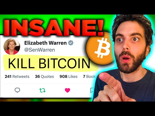 Elizabeth Warren’s INSANE PLAN to KILL BITCOIN! 🔴