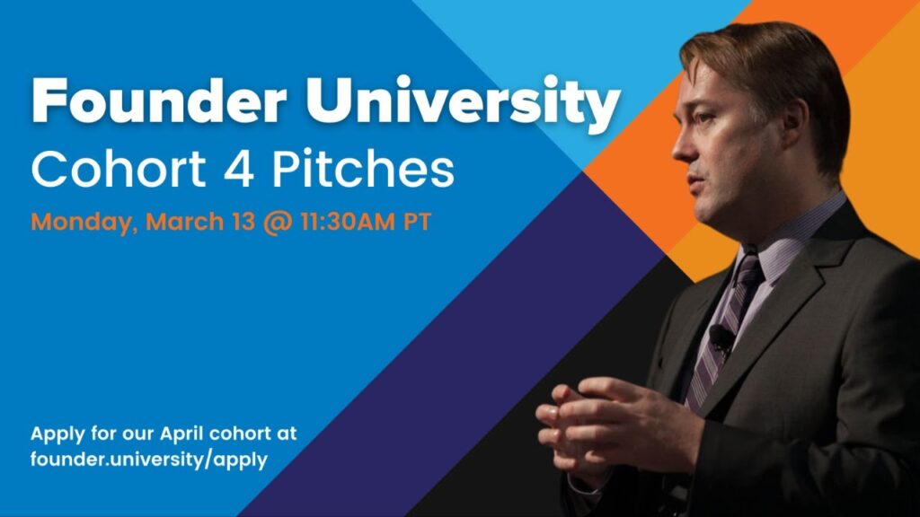 Founder University Cohort 4 Pitches Jason Calacanis