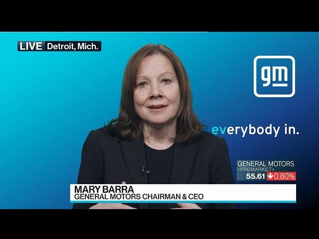GM CEO Barra on Fourth Quarter, Chip Shortage, EVs