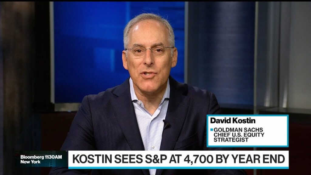 Goldman’s Kostin Sees S&P 500 at 4,900 Next Year