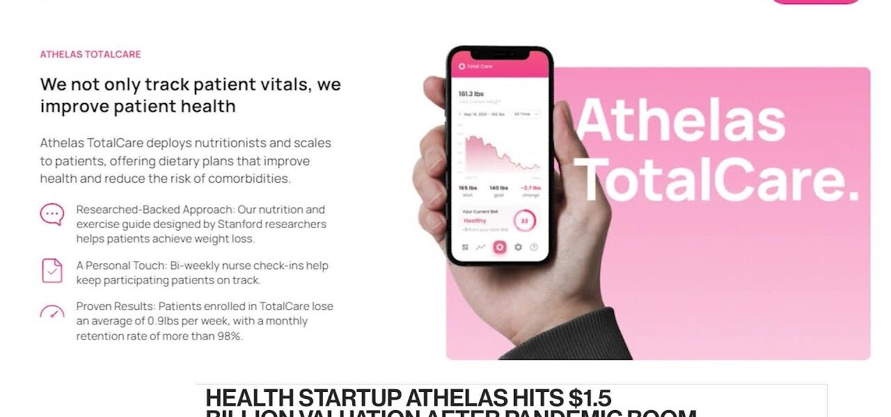 Health Startup Athelas Hits .5B Valuation After Pandemic Boom