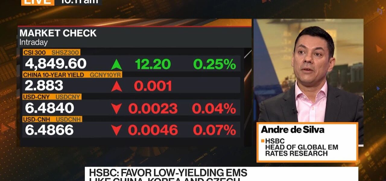 HSBC Favors Low-Yielding EMs Including China, S Korea