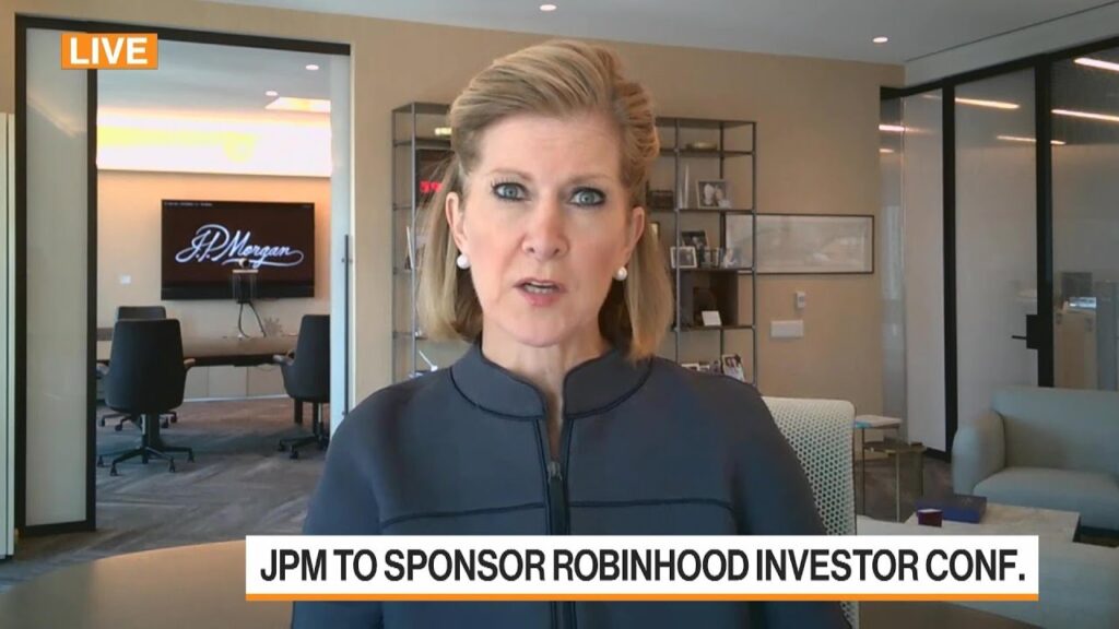 JPMorgan’s Erdoes on Robin Hood Partnership, Cryptocurrencies