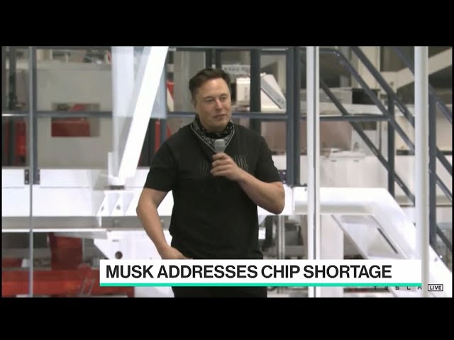 Musk Addresses Chip Shortage, Tesla Vehicle Roadmap