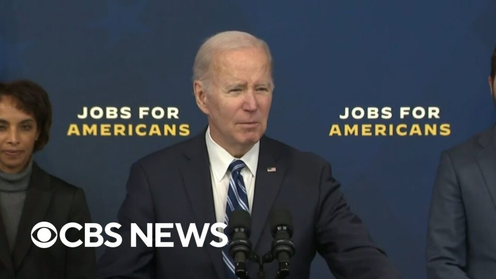 President Biden celebrates better-than-expected jobs report