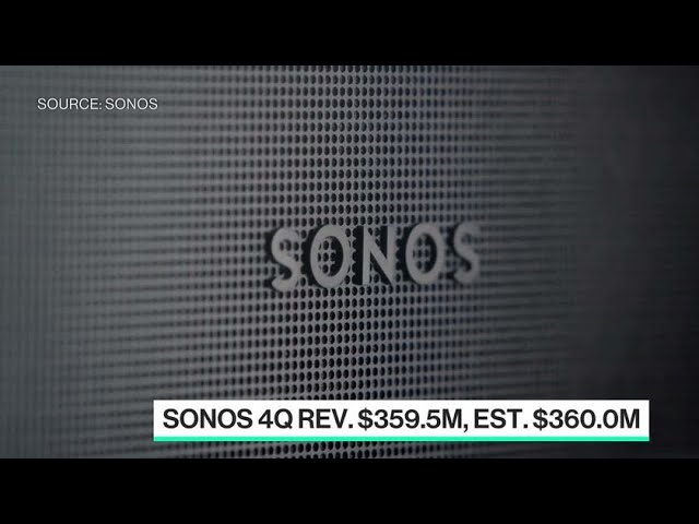 Sonos CEO on Supply Chain Woes, Google Lawsuit