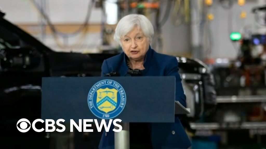 Treasury Secretary Janet Yellen says U.S. economy headed in right direction