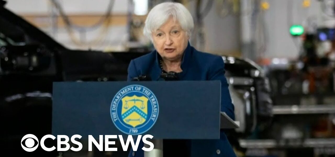 Treasury Secretary Janet Yellen says U.S. economy headed in right direction