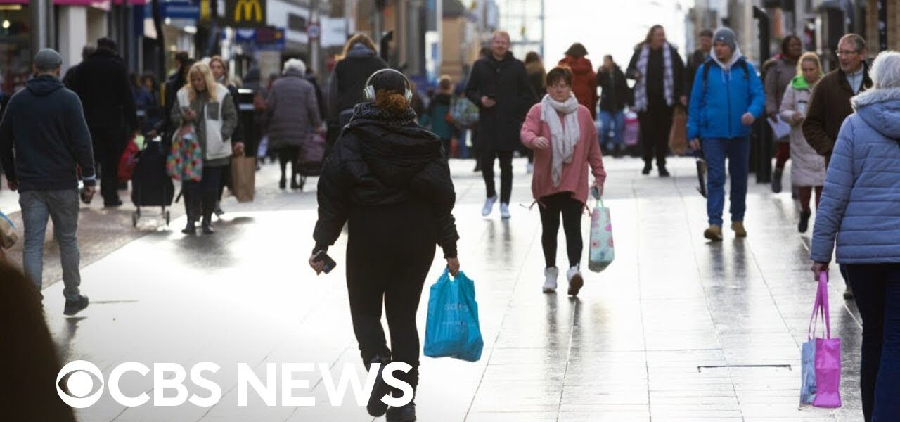 U.K. economy shrinks as inflation rises and workers go on strike