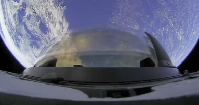 View of Earth From SpaceX Capsule