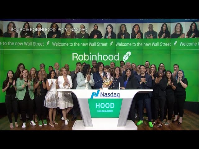 Watch: Robinhood CEO Rings Nasdaq Opening Bell to Mark IPO