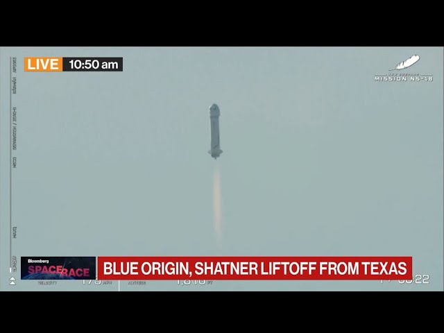 William Shatner Goes to Space on Blue Origin Rocket