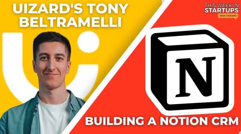 Uizard’s Tony Beltramelli on text-to-UI & PMF + building a Notion CRM w/ Kelly Schricker | E1722