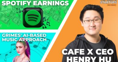 Spotify earnings, Grimes takes AI-based music approach + Cafe X CEO Henry Hu | E1729