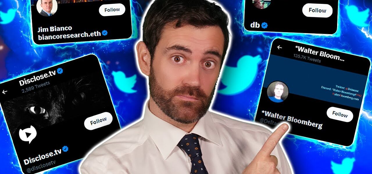 BEST Crypto Twitter Accounts: The Top People To Follow!!