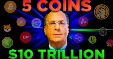 BlackRock CEO Larry Fink SECRETLY INVESTING in Ethereum & 5 Crypto Coins