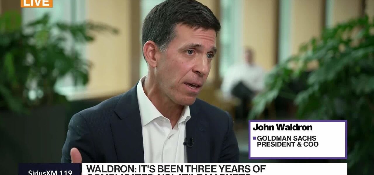 Goldman Sachs COO Waldron on Cost Cutting, Stock Price, Investor Day