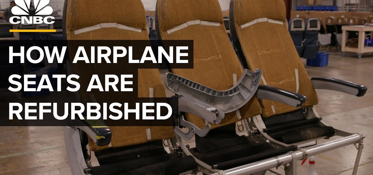 How Old, Nasty Airplane Seats Are Given A Second Life