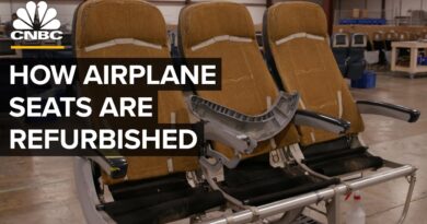 How Old, Nasty Airplane Seats Are Given A Second Life