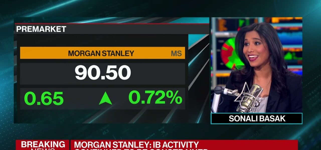 Investment banking slowdown hurts Morgan Stanley