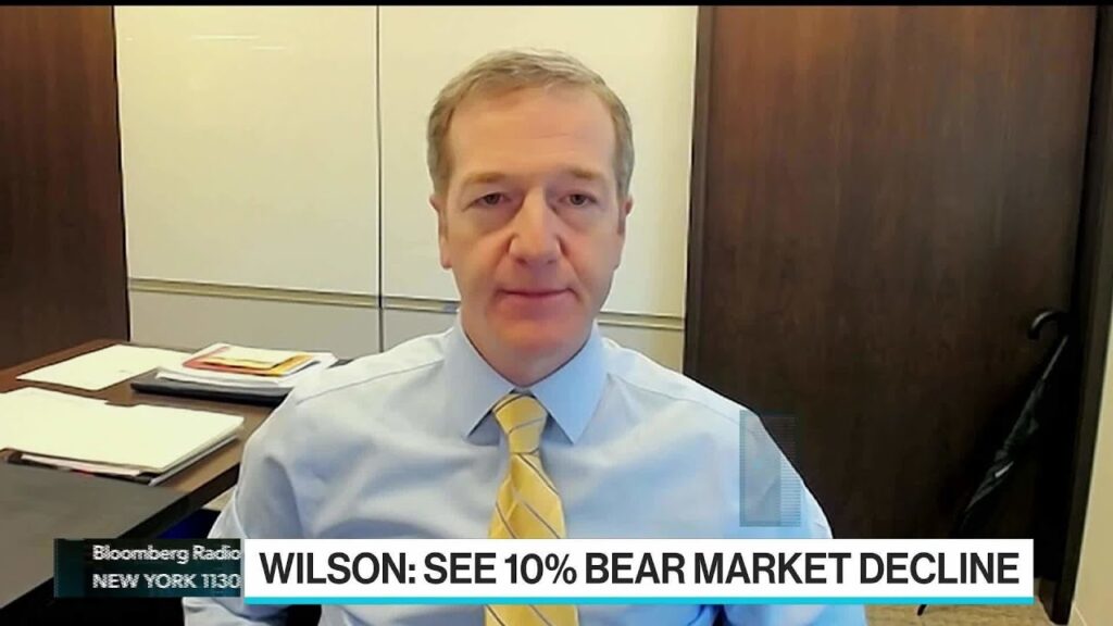 Morgan Stanley’s Wilson Sees 20% Downside on Some Stocks