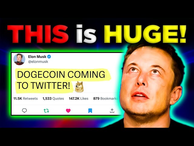 Elon Musk Integrates DOGECOIN into Twitter!!! [I'm Excited!] ☝️