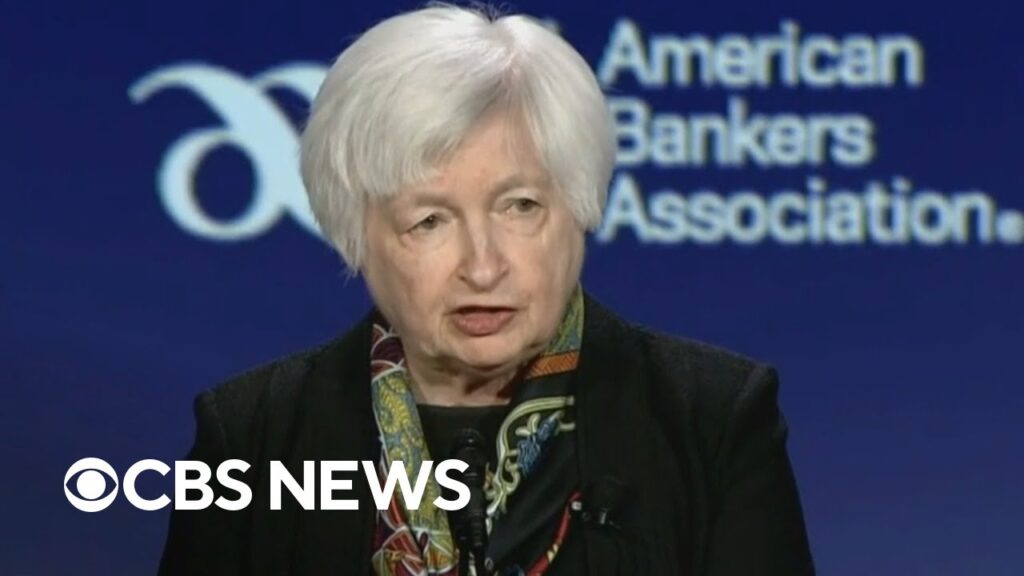 Treasury Secretary Yellen tries to ease concerns over banking system