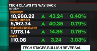 U.S. Stocks Pare Losses as Tech Giants Rebound