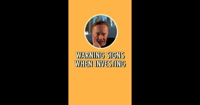 Warning signs when investing