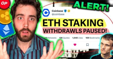 ALERT: Coinbase PAUSES Ethereum Crypto Staking Withdrawals!