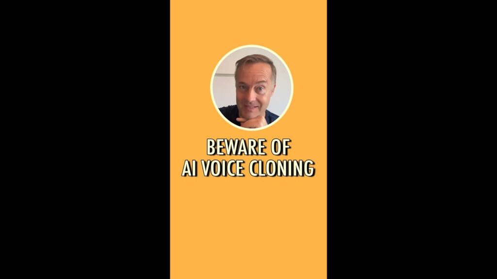 Beware of AI voice cloning