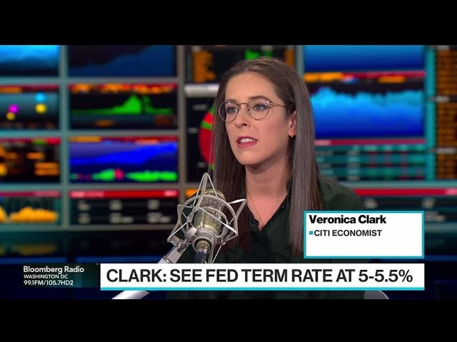 Citigroup’s Clark Sees Fed Terminal Rate at 5%-5.50%