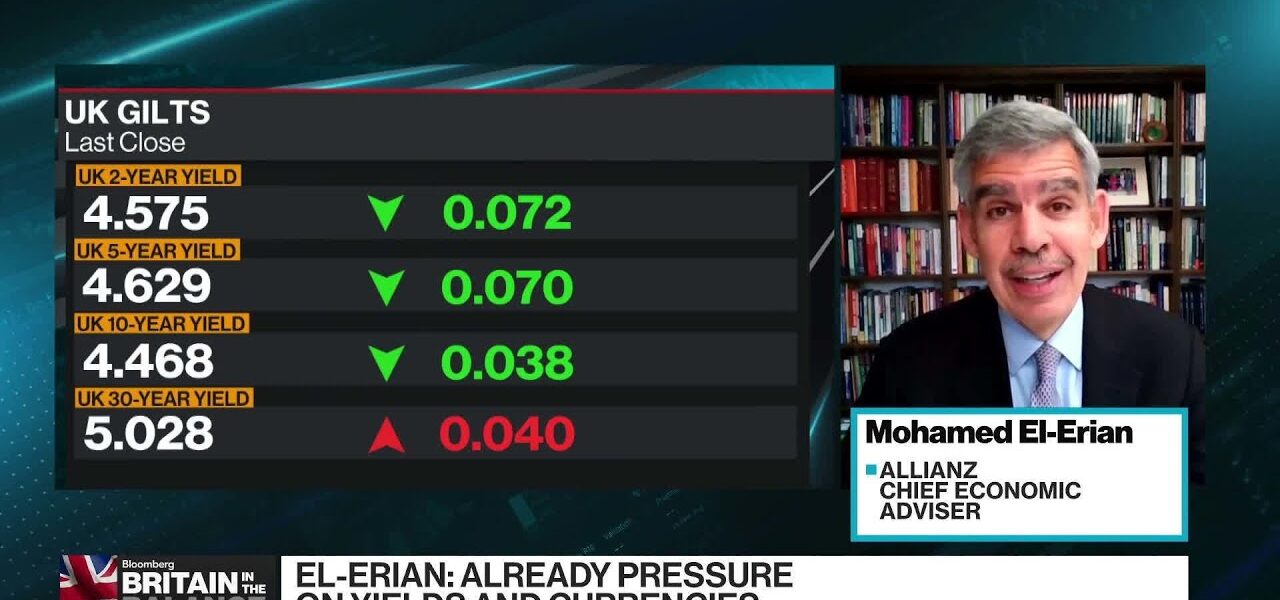 El-Erian: Next BOE Move Has to Be at Least 100 Bps