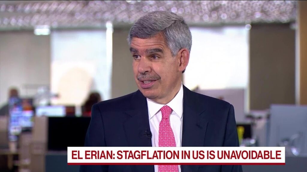 El-Erian Says US Stagflation Is ‘Unavoidable’