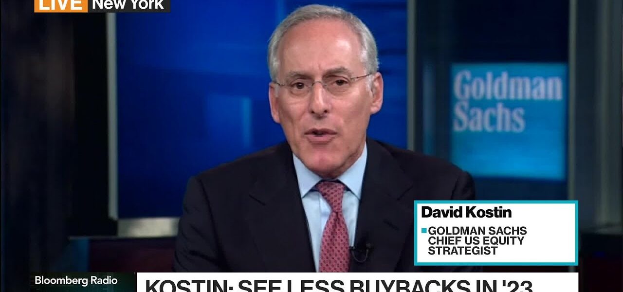 Goldman’s Kostin Expects Fewer Buybacks Next Year