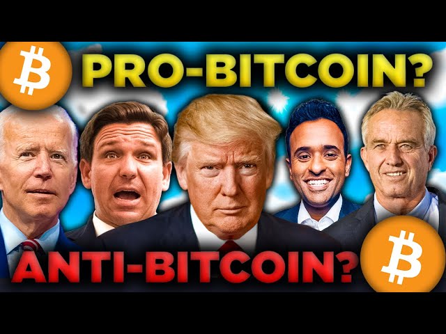 Which 2024 US Presidential Candidates are PRO-BITCOIN? (TRUMP vs DESANTIS)